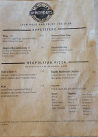 Wallace Lake Supper Club menu