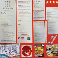 The Red Fork menu
