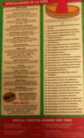 El Sombrero Mexican Grill menu