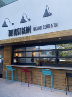 The Lost Bean Organic Coffee Tea outside