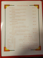 Amigos Mexican menu