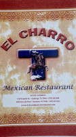 El Charro T Mexican menu