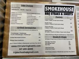 Smokehouse Bbq Steaks Sweets menu