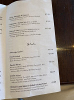 Fratelli's Pizza And Cafe menu