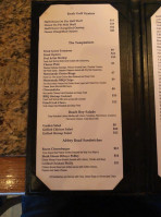 The Kennel Club Steakhouse menu