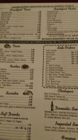 Leticias Mexican menu