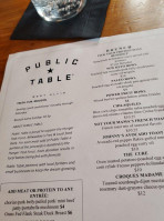 Public Table food