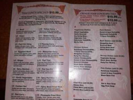 Tommy Bistro menu