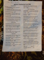 Betaso's Restaurant Bar (mexican-american) menu