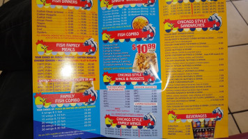 Fisher Fish Chicken menu