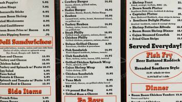 Wellsville General Store And Grill menu