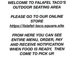 Falafel Taco food