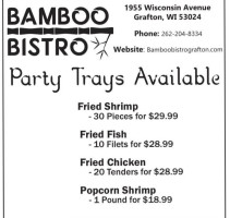 Bamboo Bistro food