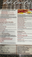 Lake Cities Cafe menu