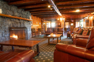Log House And Pub At Garnet Hill Lodge inside