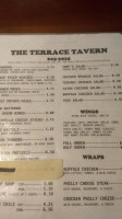 Terrace Tavern menu