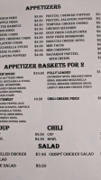 The Tap And Grill menu