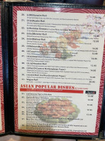 Kyoto Asian Cuisine menu