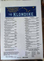 Klondike menu