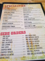 Los Compadres menu