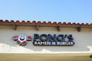 Pong’s Ramen Burger food