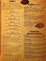 Cazadores Grill menu