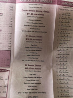 Golden Bridge Chinese menu