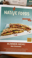 Native Foods menu