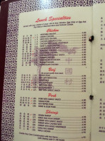 China Cottage menu
