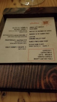 The Fig Cafe Winebar menu