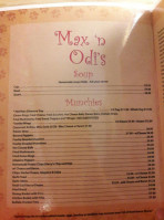 Max N Odi's menu