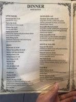 Monte Olivo's menu