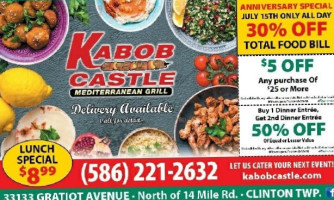 Kabob Castle food