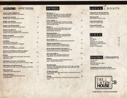 The Latin House menu