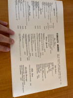 Golden Safari menu