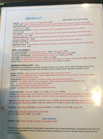 Kozeta's menu