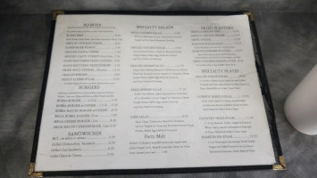 Bubba's Grill Catering menu