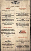 The Bog menu