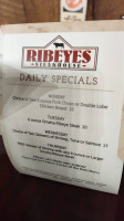 Ribeyes Steakhouse food
