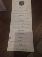 Bee's Knees Whiskey menu