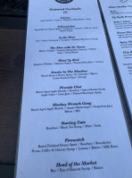 Bee's Knees Whiskey menu