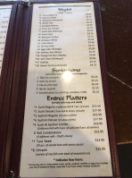 Musashi Japenese Steak House menu