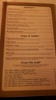 Steakhouse menu