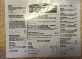 Woodshed menu