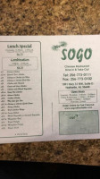 New Sogo Chinese food