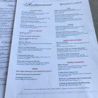The At Burdick's menu