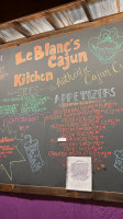 Leblanc's Cajun Kitchen menu