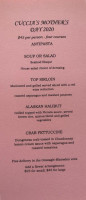 Cuccia's menu