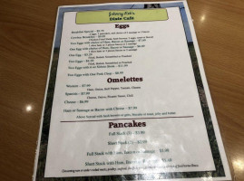 Johnny Rebs Dixie Cafe menu