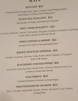 Black Creek Bistro menu